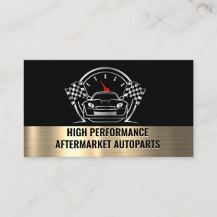 Auto Performance Racing Metallic Logo Visitekaartje