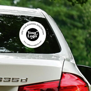 Auto Raam Decal Merk Logo Website Wit Sticker