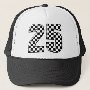 auto-race-checkers nummer 25 trucker pet