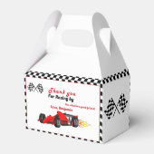 Auto Race Growing Up Two Snel Dank je Verjaardag Bedankdoosjes (Achterkant)