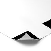 Auto race opgroeiend te snel Snelheidslimitatie bo Poster (Hoek)