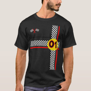 Auto Race Piloot Halloween Kostuum Grappig Quick R T-shirt
