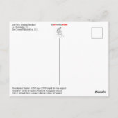 Auto Races bij Benning, Md. Briefkaart (Achterkant)