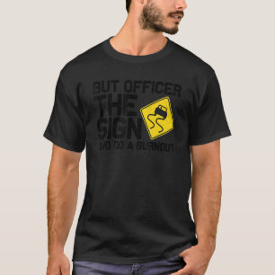 Auto-races voor mannen met drijfveren raci t-shirt