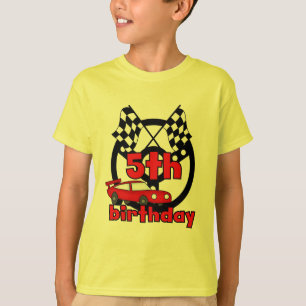 Auto Racing 5e Verjaardag Tshirts en geschenken