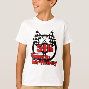 Auto Racing 5e Verjaardag Tshirts en geschenken