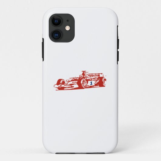 Auto-Racing Cool Illustratie Case-Mate iPhone Case (Achterkant)