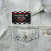 Auto Racing Design Name Tag (In situ)