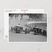 Auto Racing op de provinciale beurs Briefkaart (Voorkant / Achterkant)