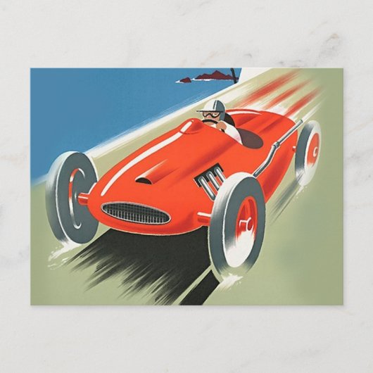  Auto Racing Post Kaarten (Voorkant)