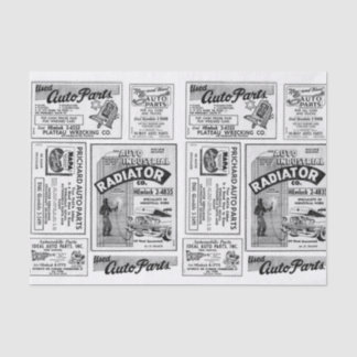 Auto Reclame Decoupage, Gift Tissuepapier