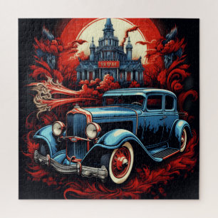 Auto-reeks 6-7 Puzzle Legpuzzel