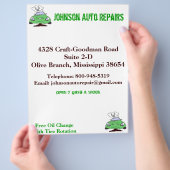 Auto Reparatie brochure (Hand)