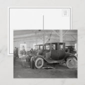 Auto Reparatie Garage, 1926 Briefkaart (Voorkant / Achterkant)