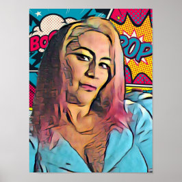 Auto-retrato Pop Art Poster