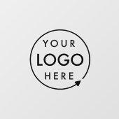 Auto-ruitertje | Aangepaste bedrijfslogo sticker (Vel)
