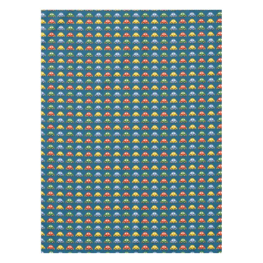 auto ' s picnic tablecloth tafelkleed (Voorkant)