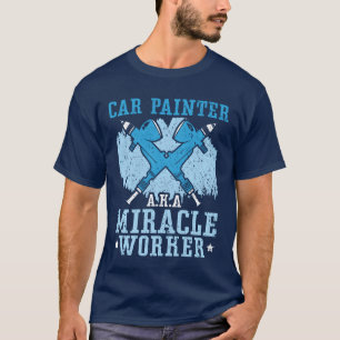 Auto Schilder Wonderwerker Auto Body Schilder retr T-shirt