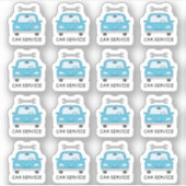 Auto Service Onderhoud Tracker Herinnering Planner Sticker (Voorkant)