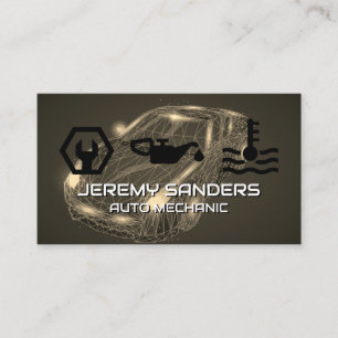 Auto Servicepictogrammen   Auto 3D Mapping Visitekaartje