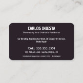 🚗 Auto Services Detailing Auto Care Visitekaartje (Achterkant)