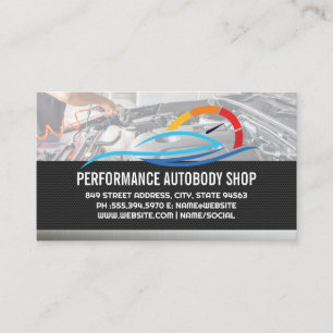 Auto Services Logo Monteur Visitekaartje