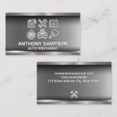 Auto Services | Monteur en Onderhoud Visitekaartje (Voorkant / Achterkant)