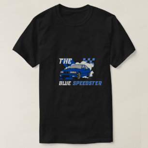 Auto-Shirt Het Blauwe Speedster T-shirt