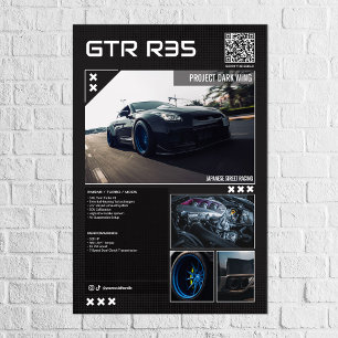 Auto Show displaybord volledig aanpasbaar Poster