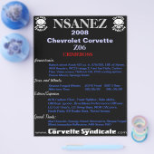 Auto Show Plaquette. Flyer (Enkel)