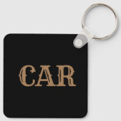 auto, sleutelhanger (Achterkant)