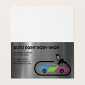 Auto Support | Car Paint Jobs Visitekaartjes (Buitenkant ongevouwen)
