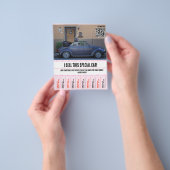 Auto te koop  flyer (Hand)