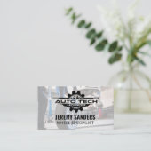 Auto Tech Automotive | monteur Visitekaartje (Staand voorkant)