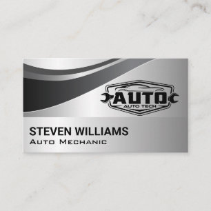 Auto Tech Reparatie Diensten Gray Visitekaartje
