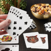 Auto tijger pokerkaarten (Insitu)