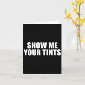 Auto Tinter Window Show Me Your Tints Funny  Kaart (Gele Bloem)