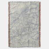 Auto Trails Map 2 van Rand McNally Officiële 1925 Deken (Voorkant Verticaal)