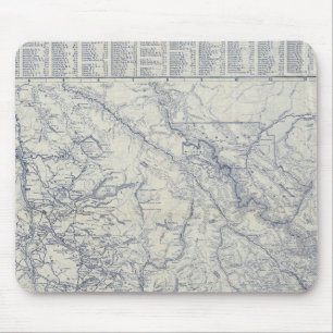 Auto Trails Map 2 van Rand McNally Officiële 1925 Muismat