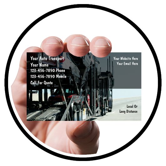 Auto Transport Visitekaartjes