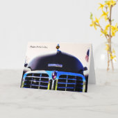 Auto van Lincoln van de Kaart van vaderdag de (Gele Bloem)