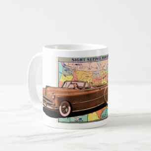 AUTO VERENIGDE STATEN KAART THEMA KOFFIEMOK