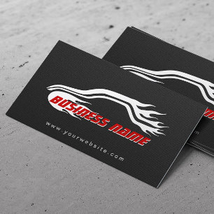 Auto-Visitekaartjes met koolstofvezel voor racewag Visitekaartje