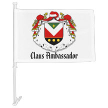 Auto Vlag - Claus Ambassador Shield