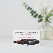 Auto, Voiture, Carte de visite de concessionnaire  (Debout devant)