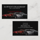 Auto, Voiture, Carte de visite de concessionnaire (Devant / Derrière)