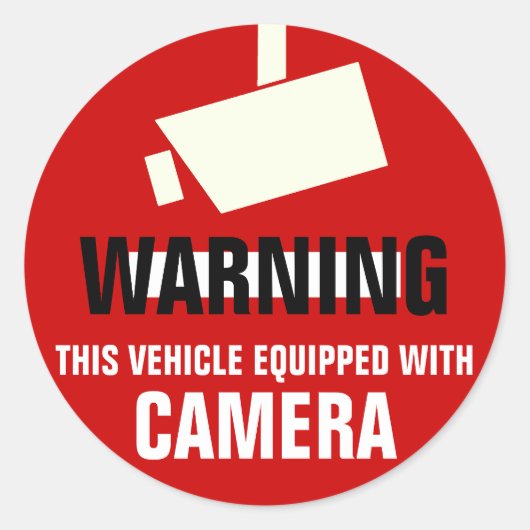 Auto/Vrachtwagen/de Stickers van de Voertuigcamera (Voorkant)