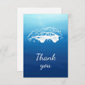Auto Wash Details Service Auto Dank u Bedankkaart (Voorkant / Achterkant)