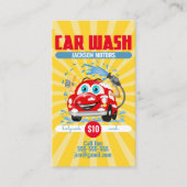 Auto Wash motor verkoop valet service Visitekaartje (Voorkant)