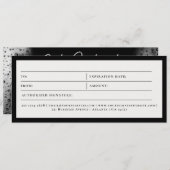 Auto Wassen Automotive Clean Gift Certificaat Vouc (Voorkant / Achterkant)